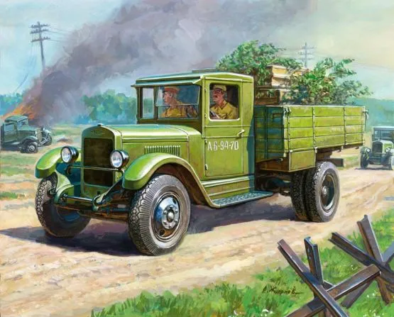 Soviet truck ZiS-5 1:100