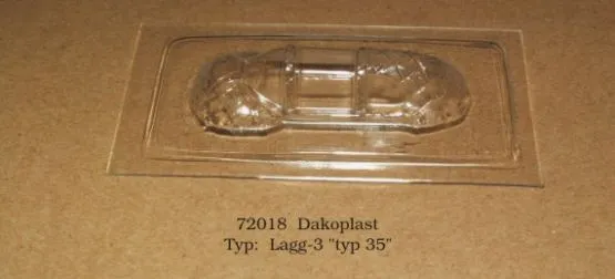 LaGG-3 type 35 vacu canopy for Dakoplast, E.E. 1:72