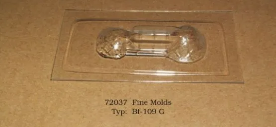 Bf 109G vacu canopy for Fine Molds 1:72