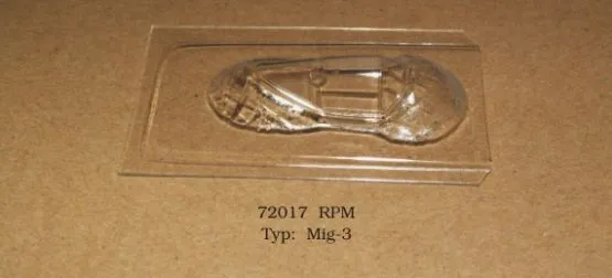 MiG-3 vacu canopy for RPM 1:72