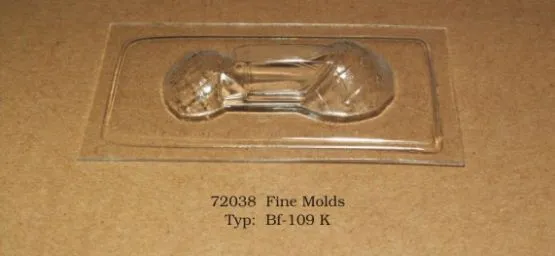 Bf 109K vacu canopy for Fine Molds 1:72