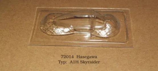 A-1H Skyraider vacu canopy for Hasegawa 1:72