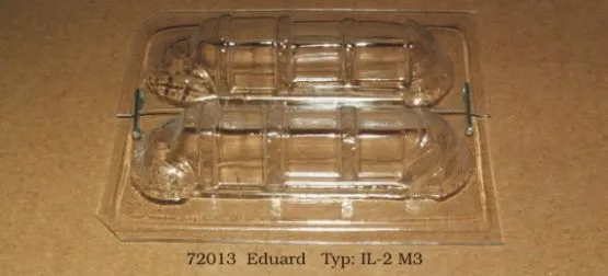 Il-2M3 vacu canopy for Eduard 1:72