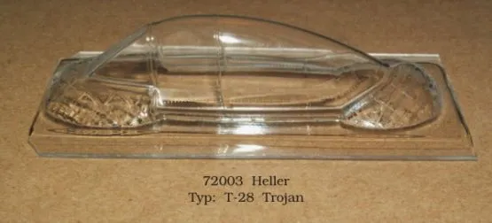T-28 Trojan vacu canopy for Heller 1:72