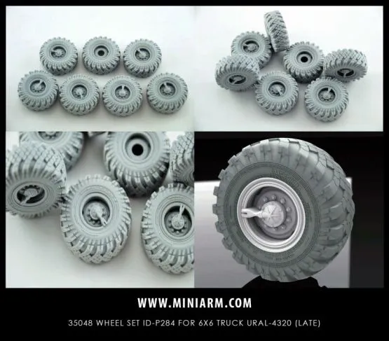 URAL-4320 (late) Wheel Set (ID-P284) 1:35