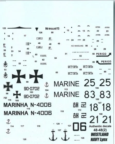 Westland Lynx Navy Versions, Part.I 1:48