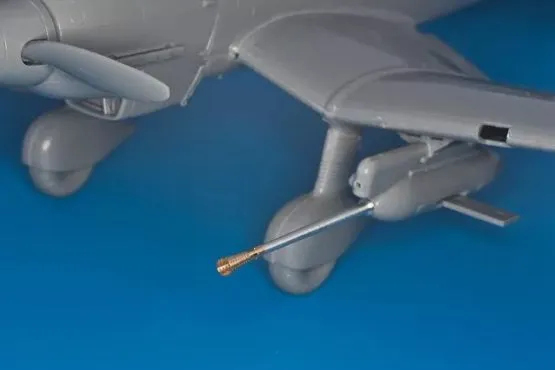 3,7cm Bordkanone (37mm Flak 18) cannon barrel 1:48