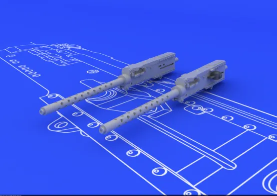 Browning M-2 guns (2pcs) 1:48