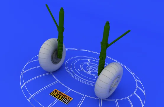 Bf 110 C/ D main undercarriage wheels 1:48