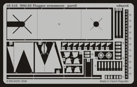 MiG-23 Flogger armament 1:48