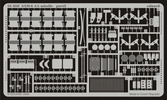 SAM-6 AA missile P.E. für Trumpeter 1:35