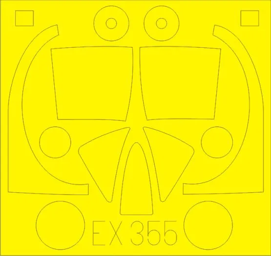 T-28B mask for Roden 1:48