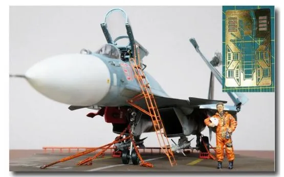 Su-33 Ladder and chocks 1:48