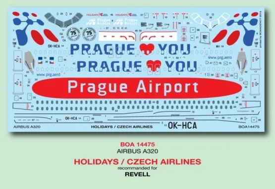 Airbus A320 - Holidays / Czech Airlines 1:144 Airbus A320 - Holidays / Czech Airlines 1:144