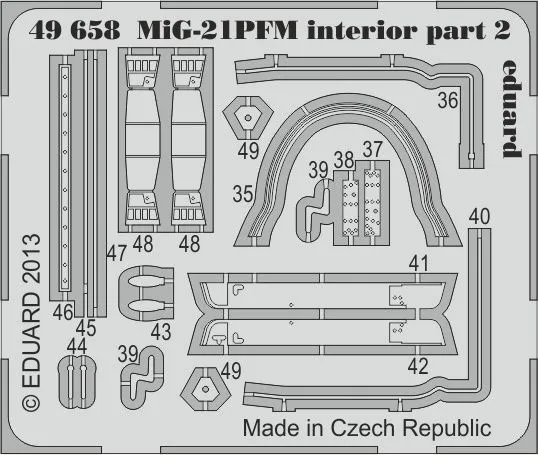 MiG-21PFM interior für Eduard 1:48