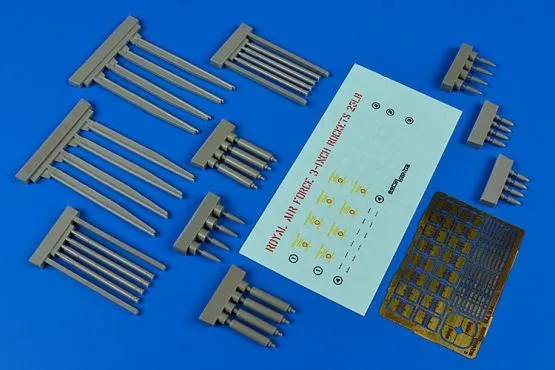 R.A.F. 3-inch 25lb rockets 1:32