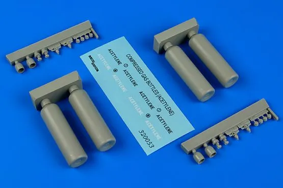 Compressed gas bottles - acetylene 1:32