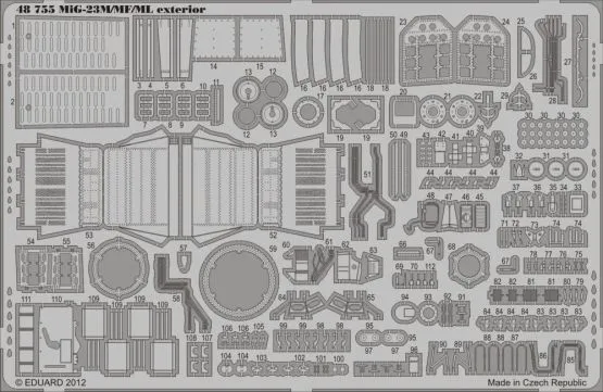 MiG-23M/MF/ML exterior für Trumpeter 1:48
