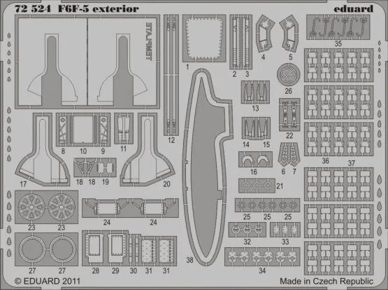 F6F-5 exterior for Eduard 1:72