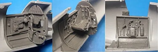 HS 123 A/B Cockpit Set 1:48