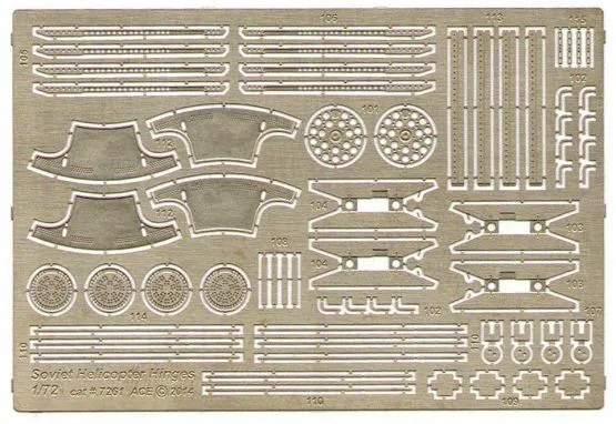 Soviet Helicopter Hinges 1:72