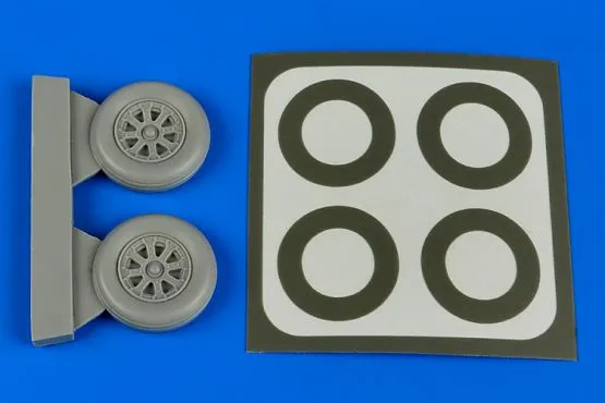 F4U-5 Corsair wheels & paint masks 1:48