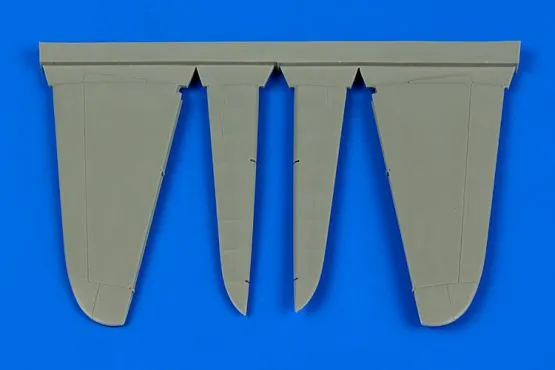 A6M Zero control surfaces for Hasegawa 1:48