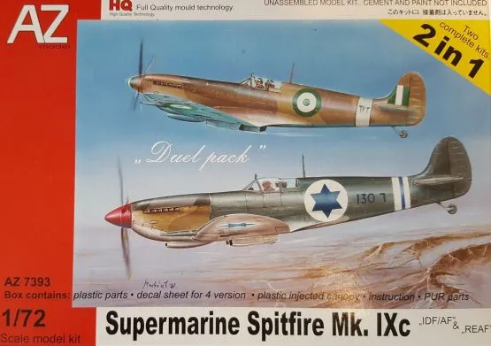 Supermarine Spitfire Mk.IXc - Duel set 1:72