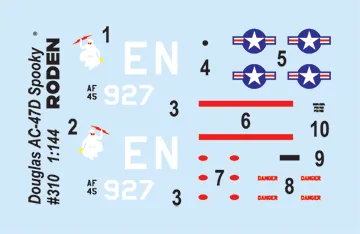 Douglas AC-47D Spooky 1:144