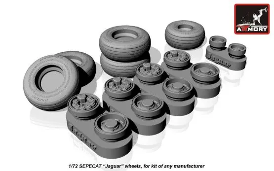 SEPECAT Jaguar wheels 1:48