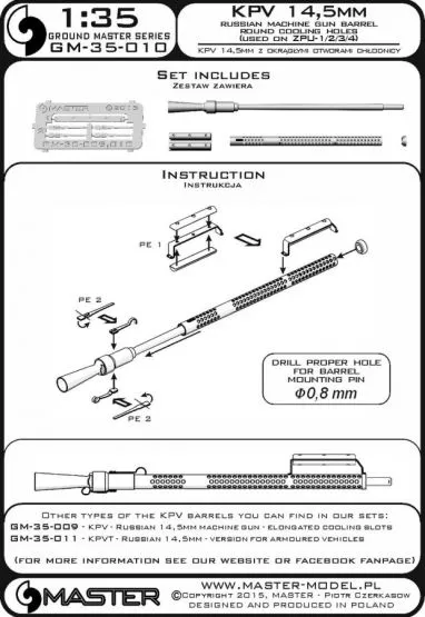 KPV - Russian 14,5mm heavy machine gun v.2 1:35