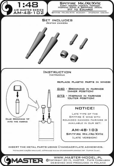 Spitfire Mk.IXe/XVIe early version 1:48