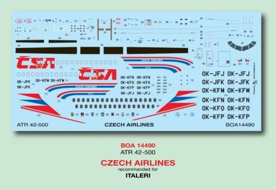 ATR-42-500 Czech Airlines 1:144