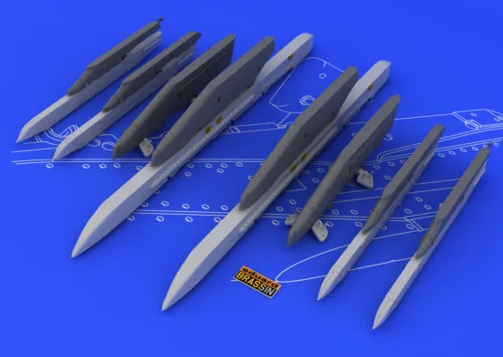Su-25 wing pylons 1:48