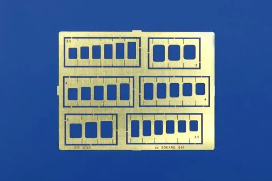 Oblongs & square stencil - Gravierschablone