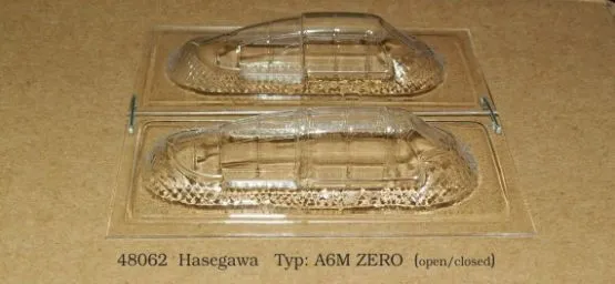 A6M Zero vacu canopy für Hasegawa 1:48