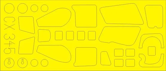 Mil Mi-24A mask for Zvezda 1:72