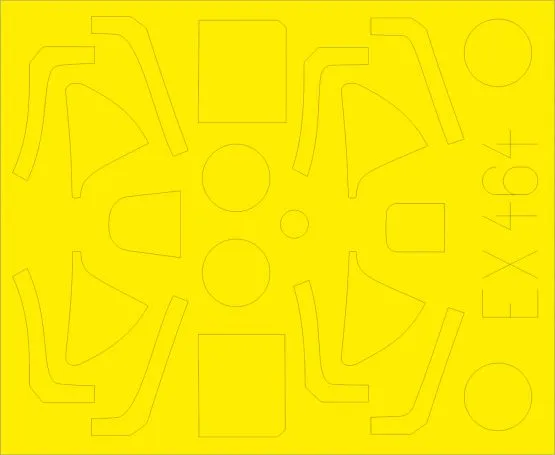 Spitfire Mk. I mask for Airfix 1:48