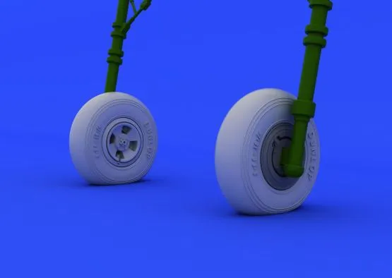 Hurricane Mk. I wheels for Airfix 1:48