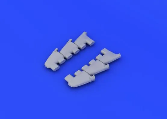 Spitfire Mk. I exhaust stacks for Airfix 1:48