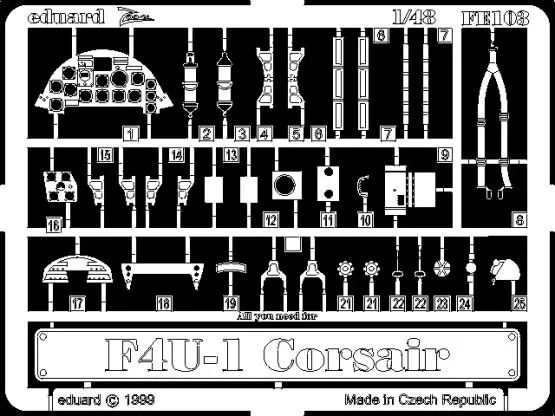 F4U-1 P.E. for Tamiya - Zoom 1:48
