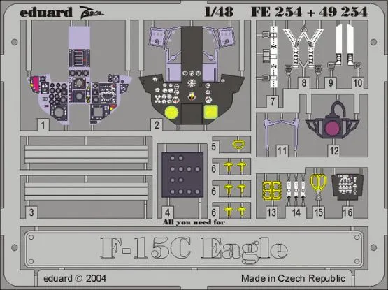 F-15C P.E. for Academy - Zoom 1:48