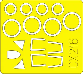 Su-15 Flagon mask für Trumpeter 1:72