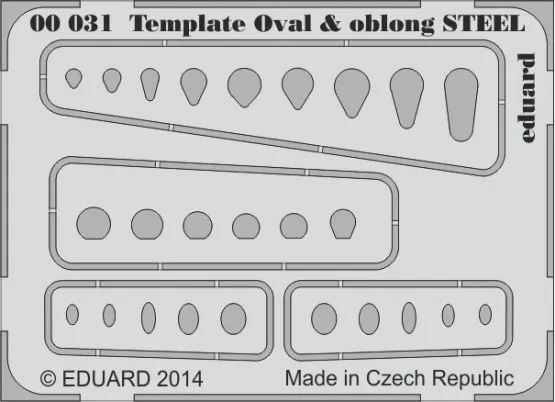 Template ovals & oblong STEEL
