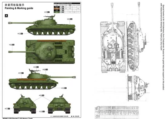 T-10 Soviet Heavy Tank 1:35