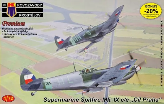 Supermarine Spitfire Mk.IXC/E "Cíl Praha" 1:72