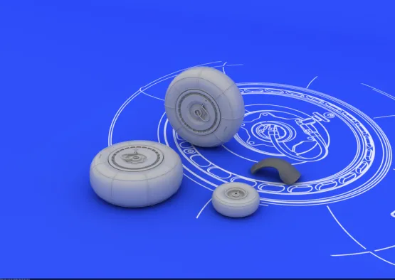 Ju 88 wheels late 1:72