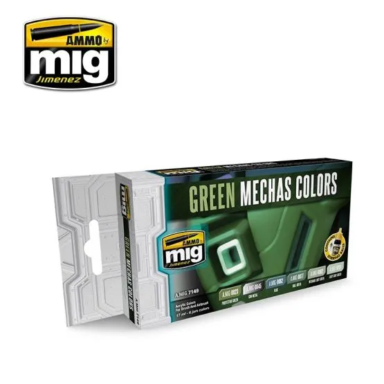 Green Mechas colors Green Mechas colors