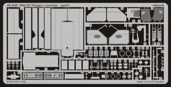 MiG-23 Flogger exterior für Italeri 1:48
