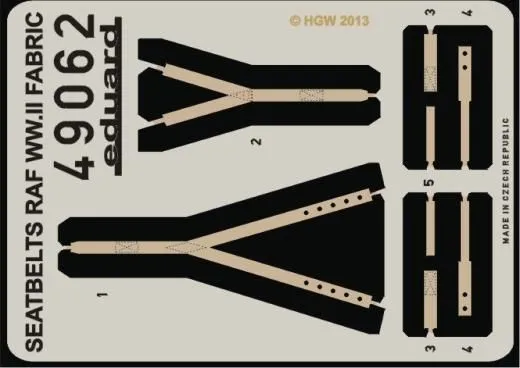 Seatbelts RAF WWII FABRIC 1:48